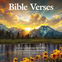 image Bible Verses Photo 2026 Wall Calendar Main Image