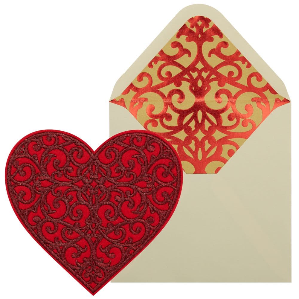 Embroidered Hearts Valentine&#39;s Day Card Main Product Image width=&quot;1000&quot; height=&quot;1000&quot;