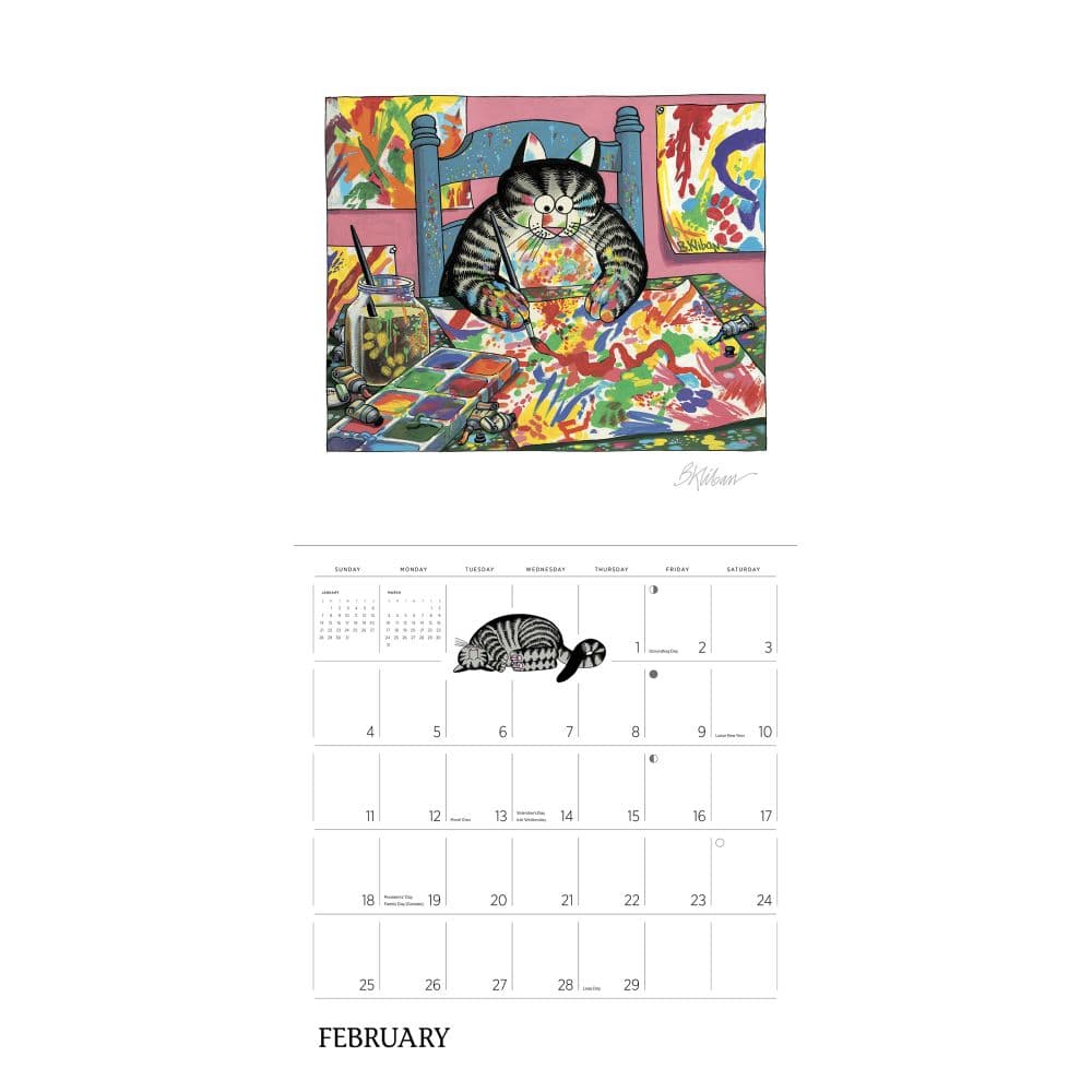 Kliban Cat Special Edition 2024 Wall Calendar