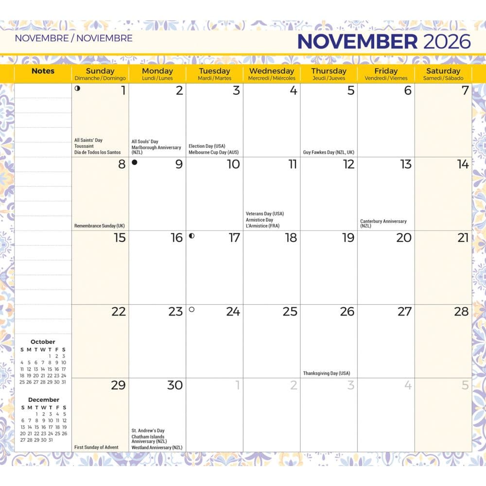 Tuscan Delight 2 Year Pocket 2026 Planner Fourth Alternate Image