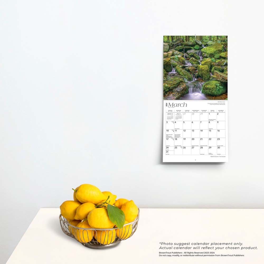 Tennessee 2024 Mini Wall Calendar