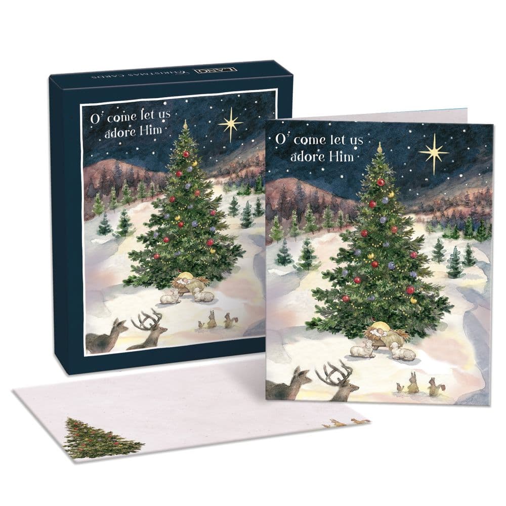 image Let Us Adore Him Boxed Christmas Cards by Betty Whiteaker Main Product Image