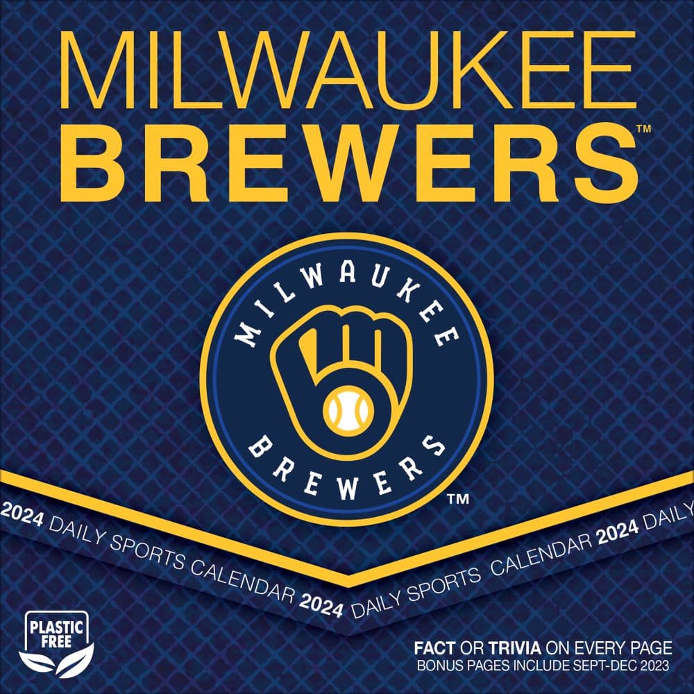 MLB Milwaukee Brewers 2024 Desk Calendar - Calendars.com