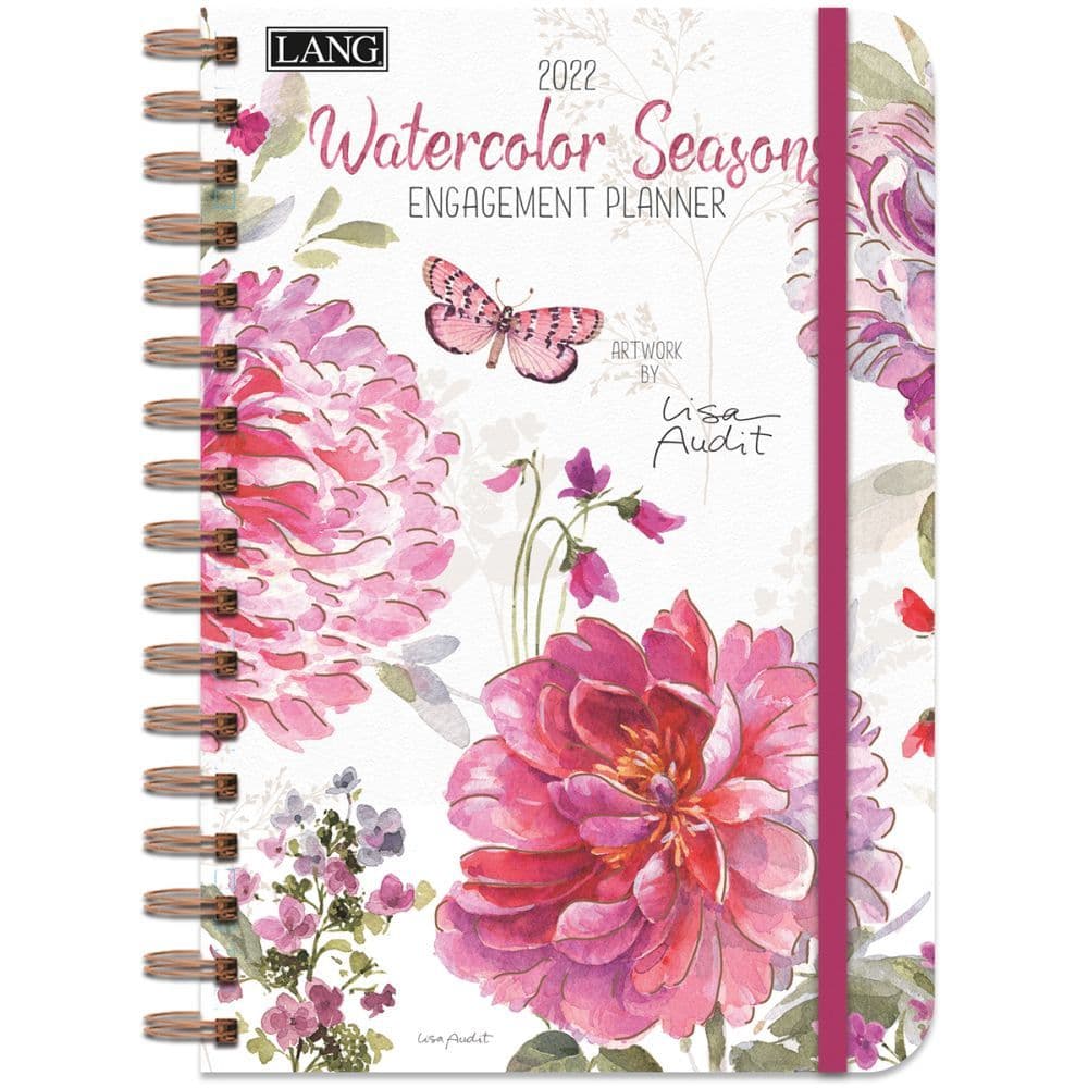 Watercolor Seasons 2022 Spiral Engagement Planner