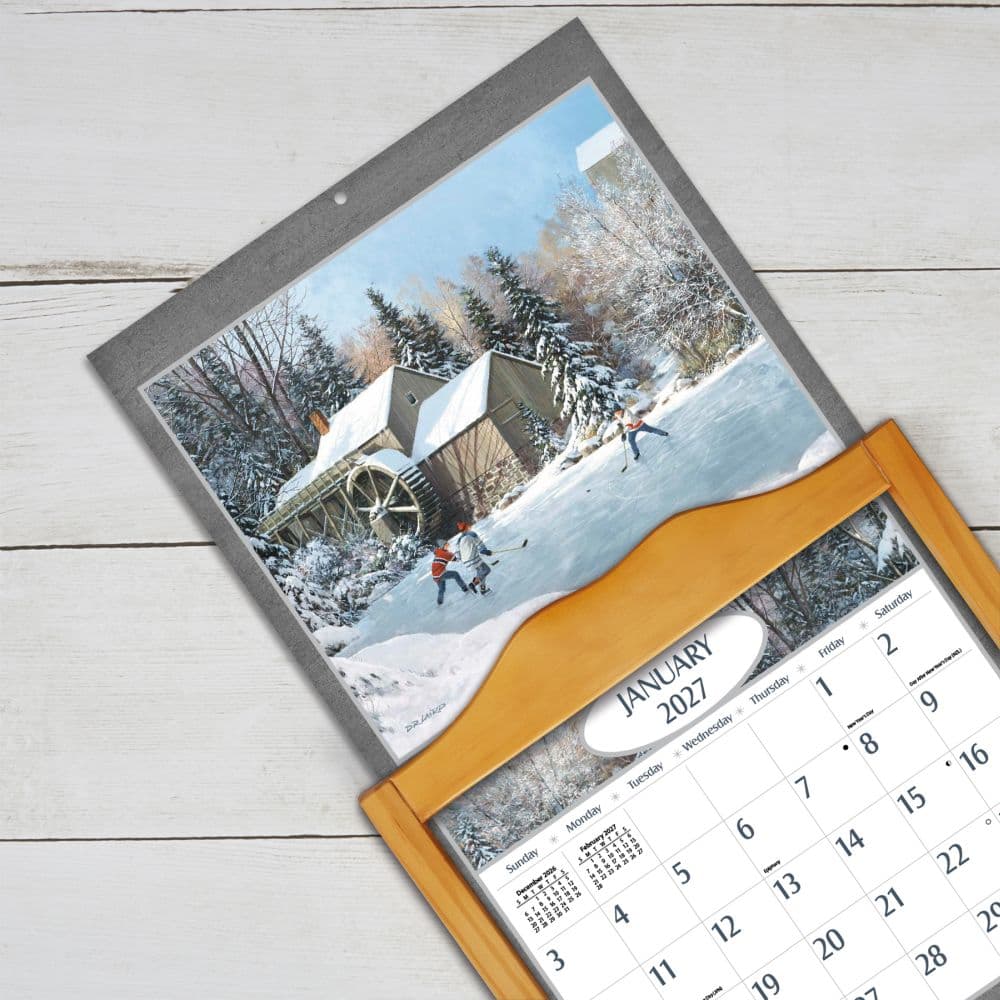 Hockey Hockey Hockey 2027 Wall Calendar by D.R. Laird Fifth Alternate Image