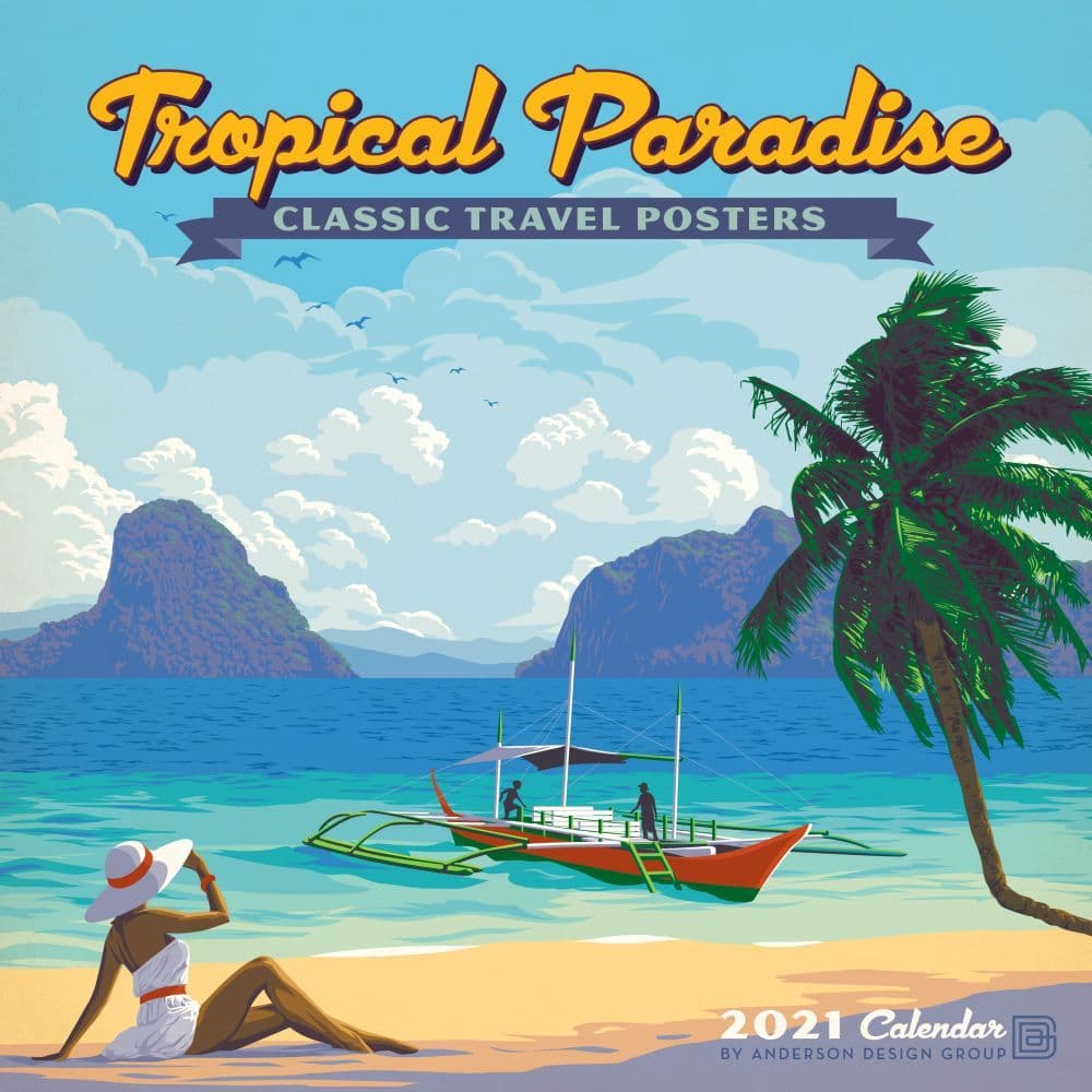 Tropical Paradise Wall Calendar