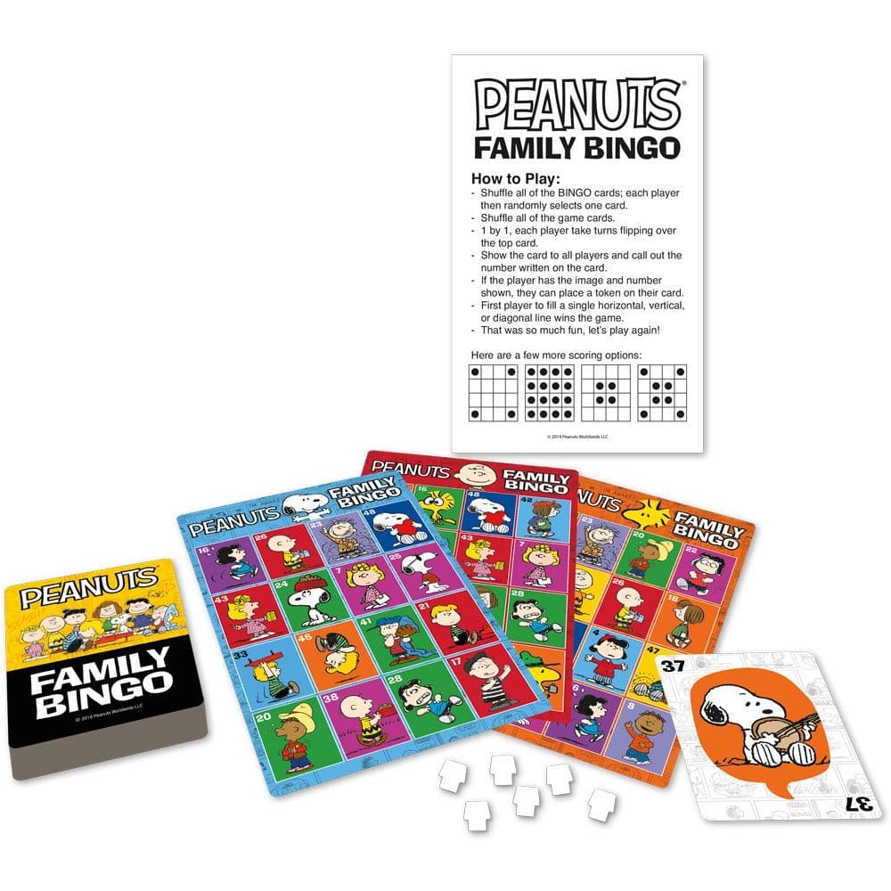 Peanuts Family Bingo Alternate Image 2