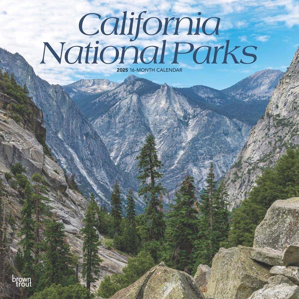 California National Parks 2025 Wall Calendar Main Image