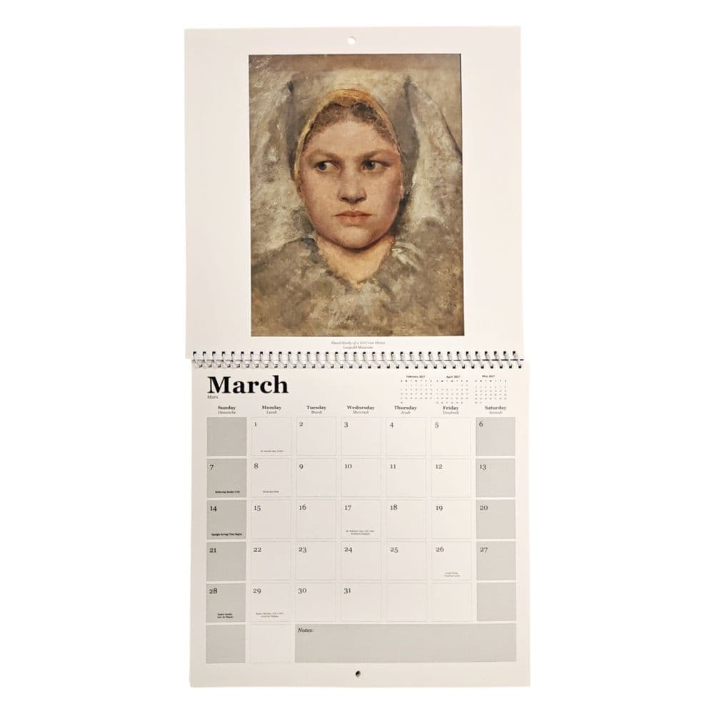 Klimt Square 2027 Wall Calendar Fourth Alternate Image