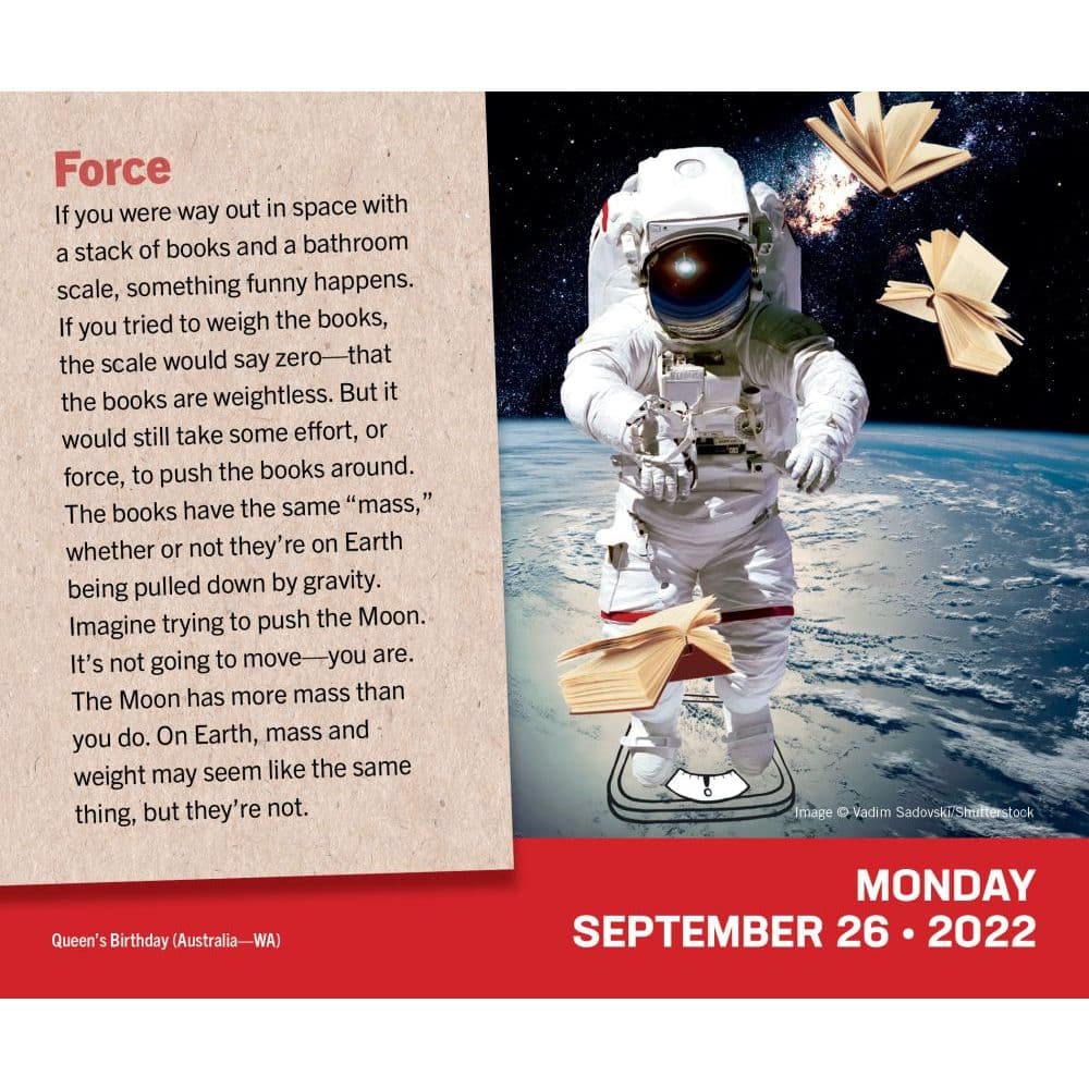 Bill Nyes Great Big World of Science 2022 Day-to-Day Calendar
