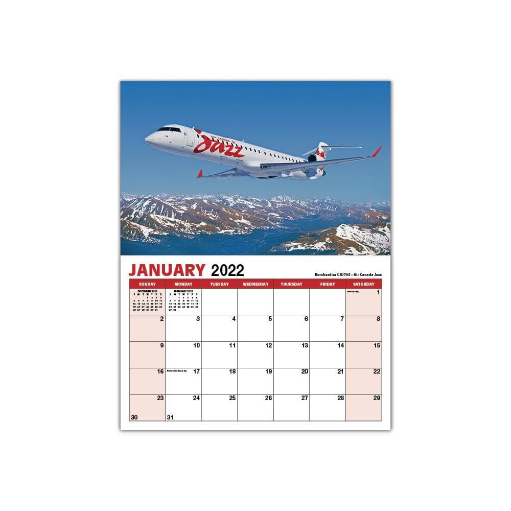 Commercial Aircraft Calendar 2022 Commercial Aircraft 2022 Deluxe Wall Calendar - Calendars.com