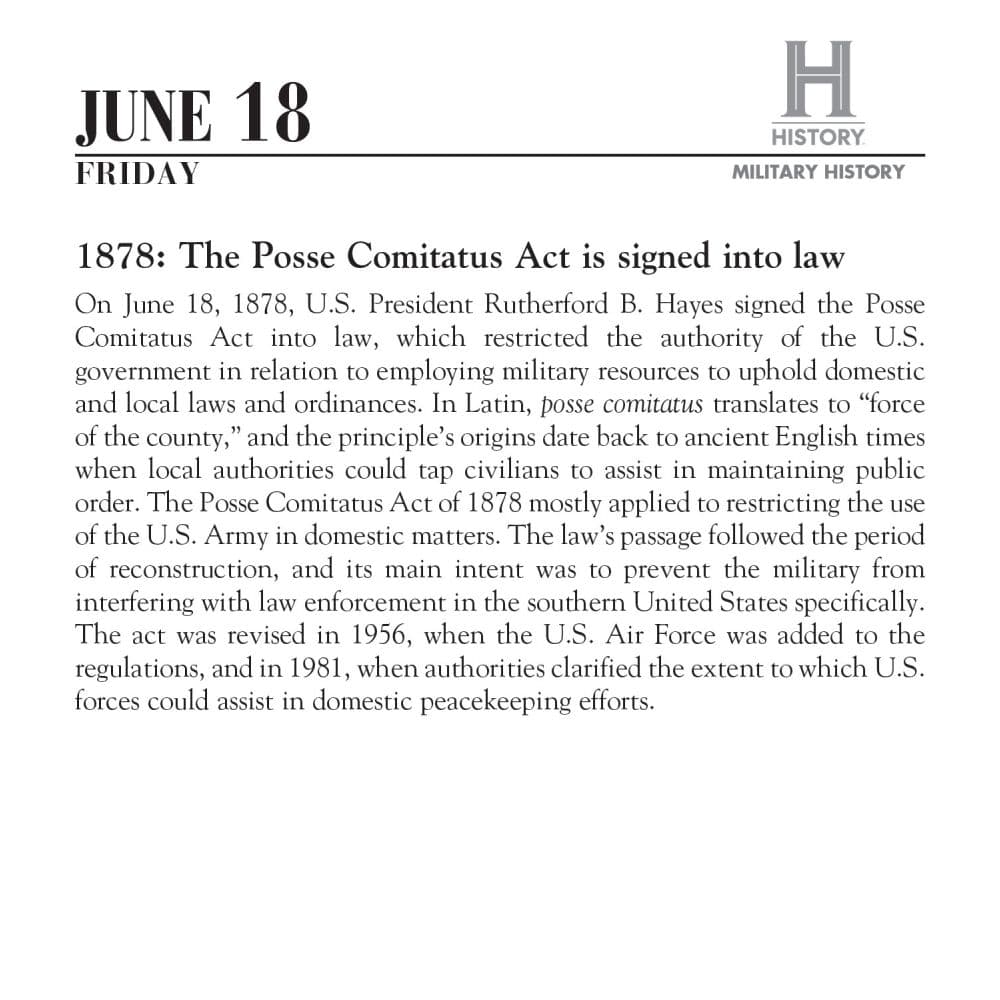 History Channel This Day in Military History 2027 Desk Calendar Third Alternate Image