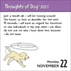 image Thoughts of Dog 2027 Desk Calendar Second Alternate Image