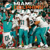 image NFL Miami Dolphins 2025 Wall Calendar Main Image