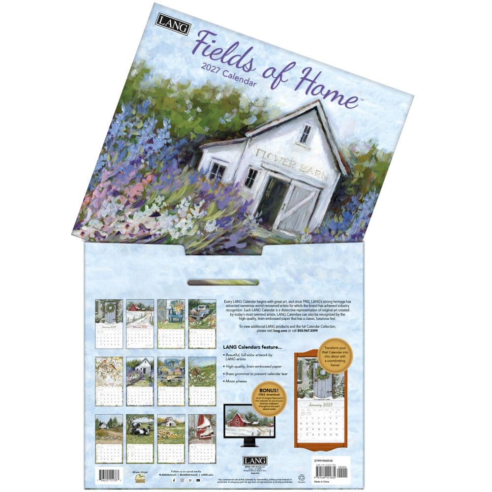 Fields of Home 2027 Wall Calendar by Susan Winget First Alternate Image