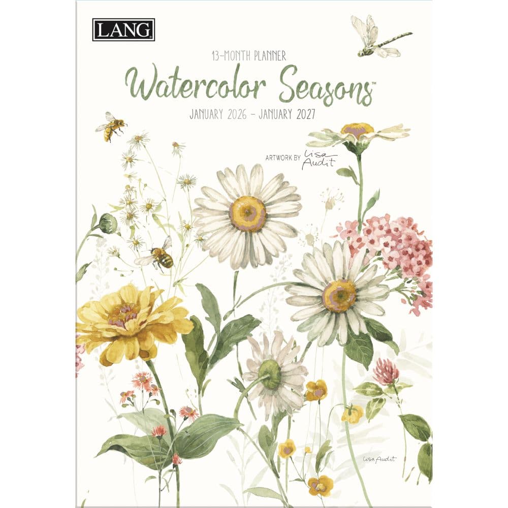 Watercolor Seasons 2026 Planner Main Image