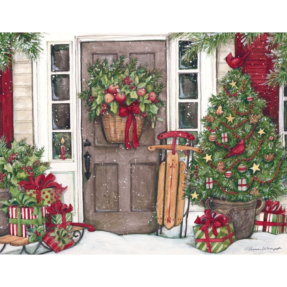 Heart &amp; Home Christmas 5.375 In X 6.875 In Assorted Boxed Christmas Cards by Susan Winget Alternate Image 4