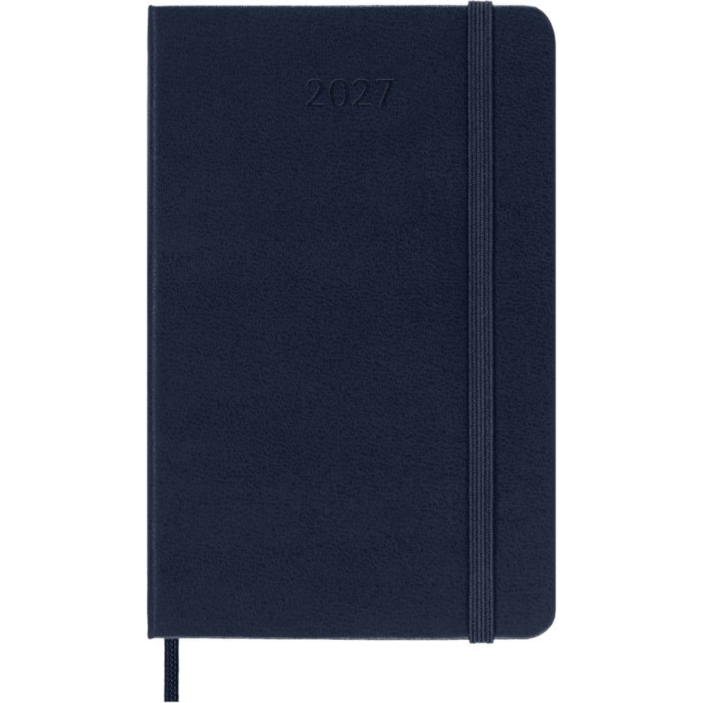 Moleskine Sapphire Blue Pocket Hard Cover 2027 Daily Planner Second Alternate Image