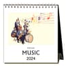 image Music 2024 Easel Desk Calendar Main Product Image width=&quot;1000&quot; height=&quot;1000&quot;