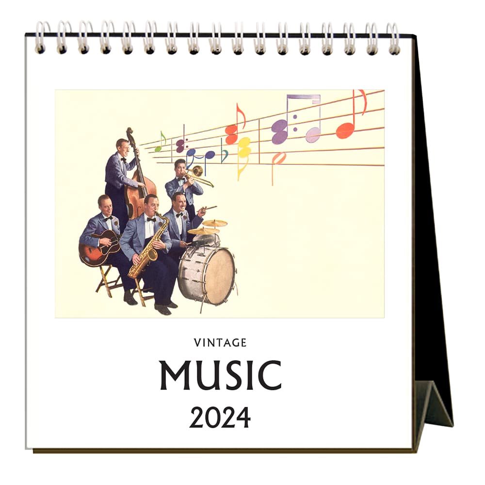 Music 2024 Easel Desk Calendar Main Product Image width=&quot;1000&quot; height=&quot;1000&quot;