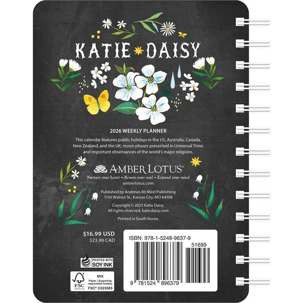 Katie Daisy Weekly 2026 Planner First Alternate Image