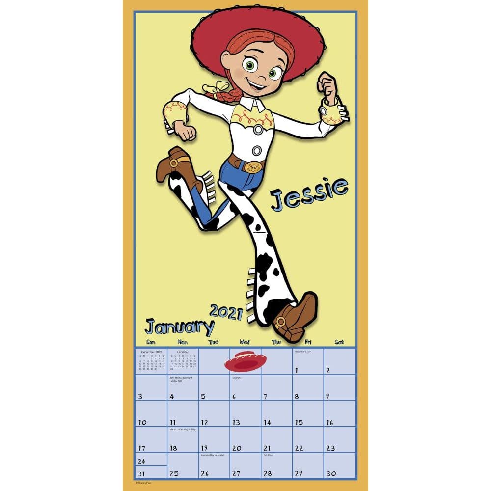 Toy Story 4 Wall Calendar