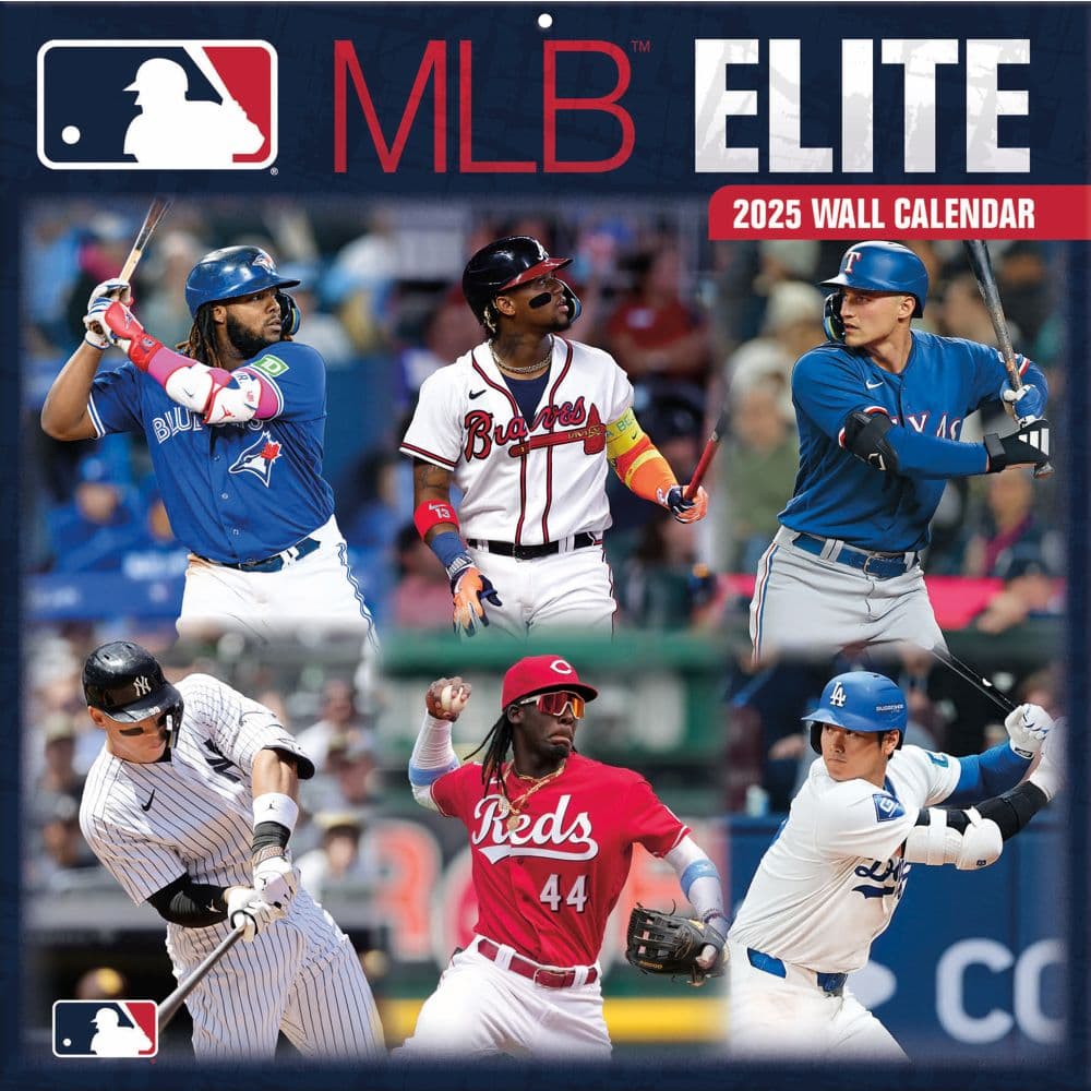 MLB Elite 2025 Wall Calendar Main Image