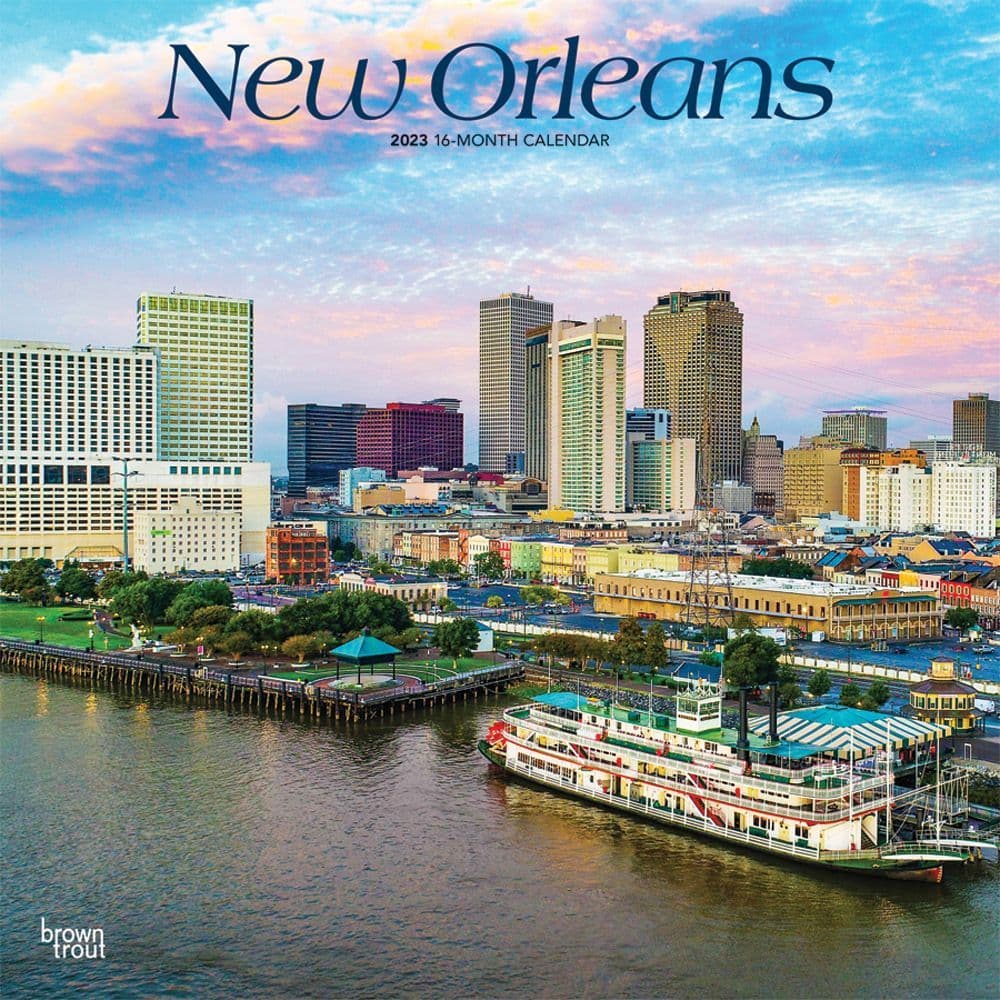 New Orleans 2023 Wall Calendar - Calendars.com