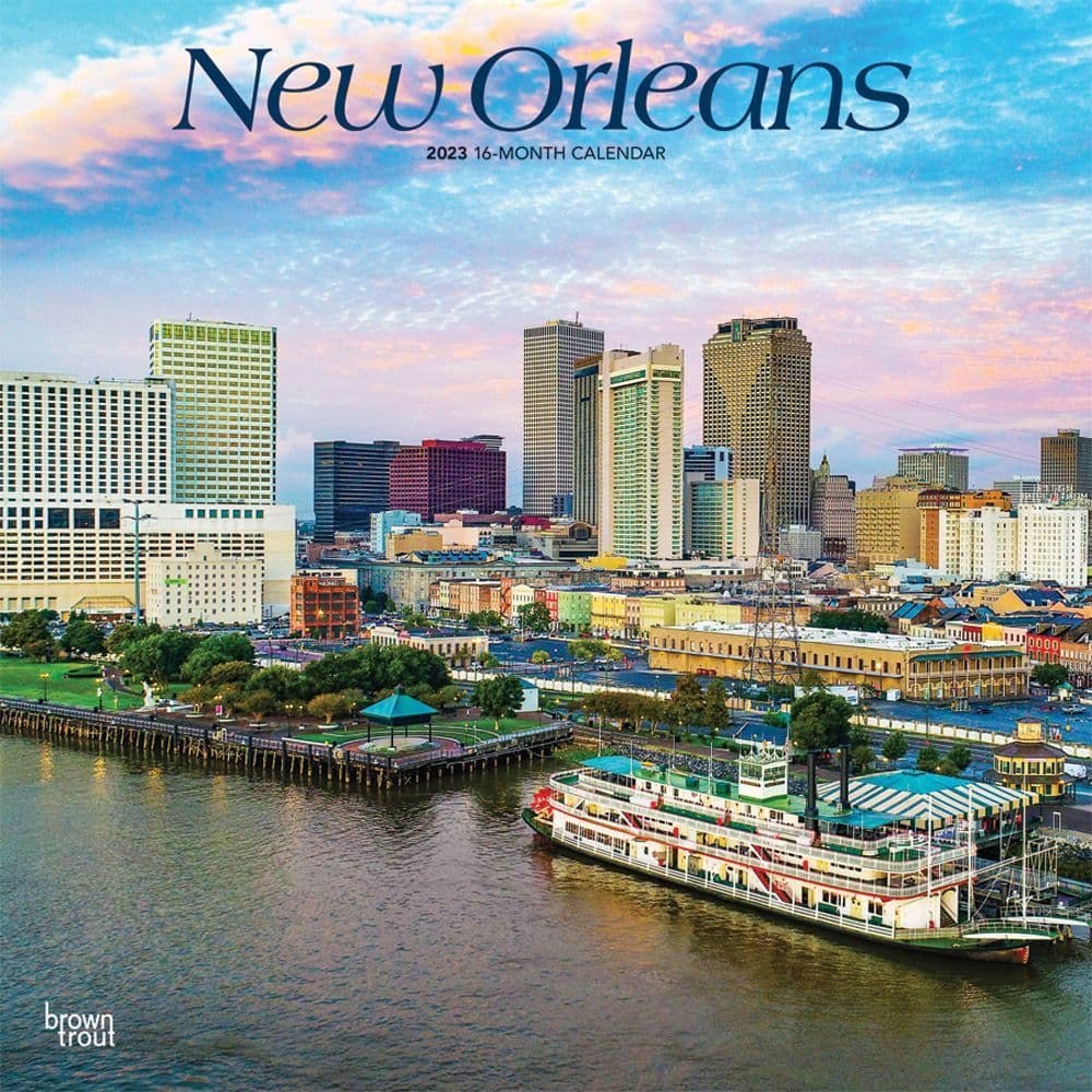 New Orleans 2023 Wall Calendar