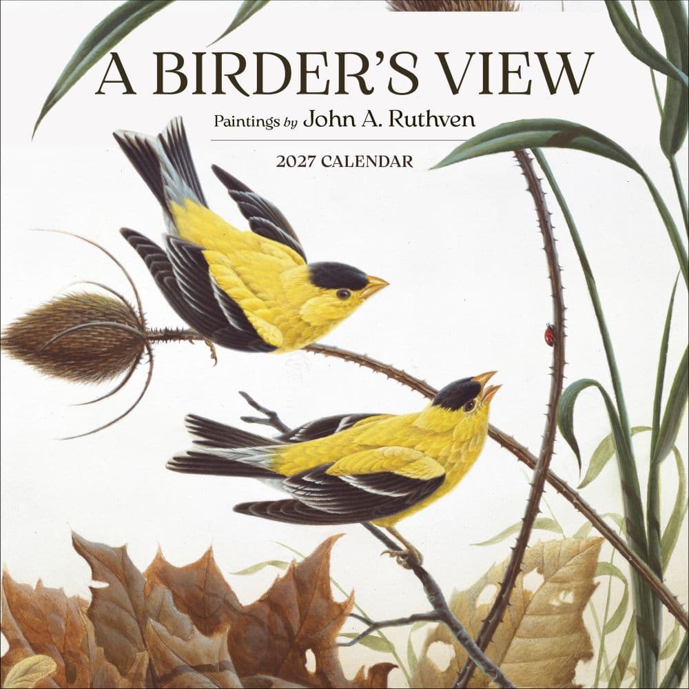 image Birders View 2027 Wall Calendar by John A Ruthven Main Product Image