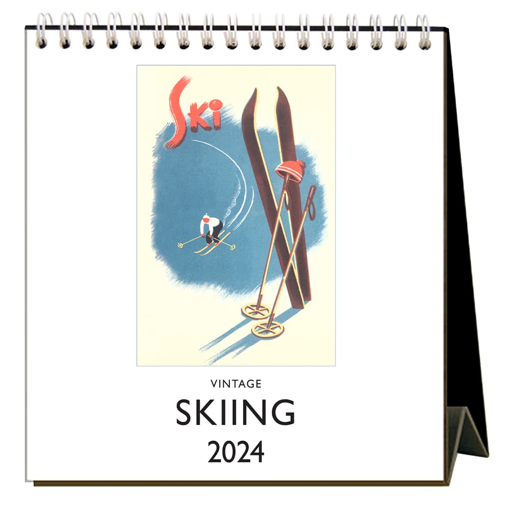 Skiing 2024 Easel Desk Calendar Main Product Image width=&quot;1000&quot; height=&quot;1000&quot;