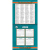 image NFL Miami Dolphins 2027 Wall Calendar Second Alternate Image