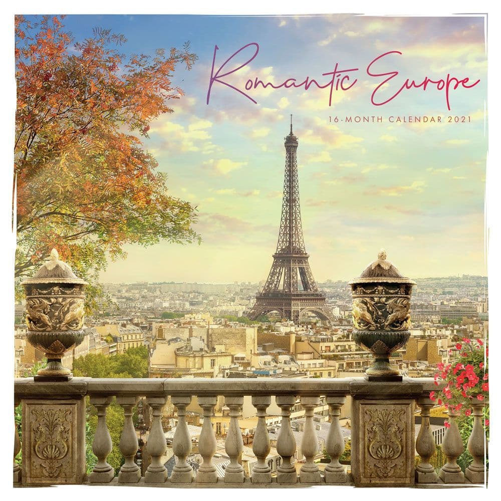 Romantic Europe Wall Calendar