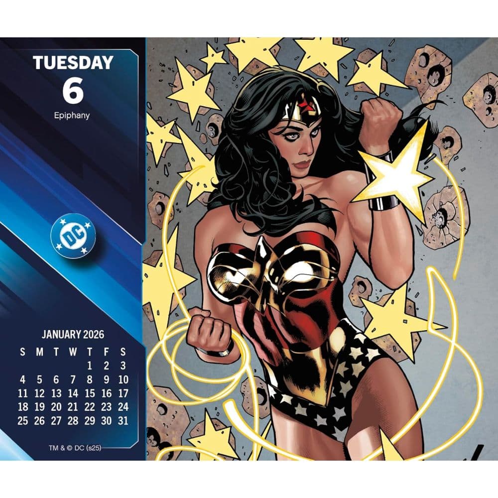 DC Comics 2026 Desk Calendar Fourth Alternate Image