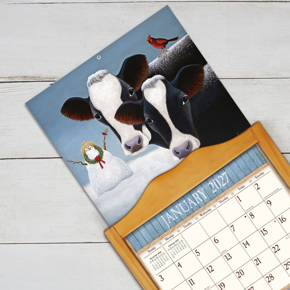 Cows Cows Cows 2027 Wall Calendar by Lowell Herrero Fifth Alternate Image