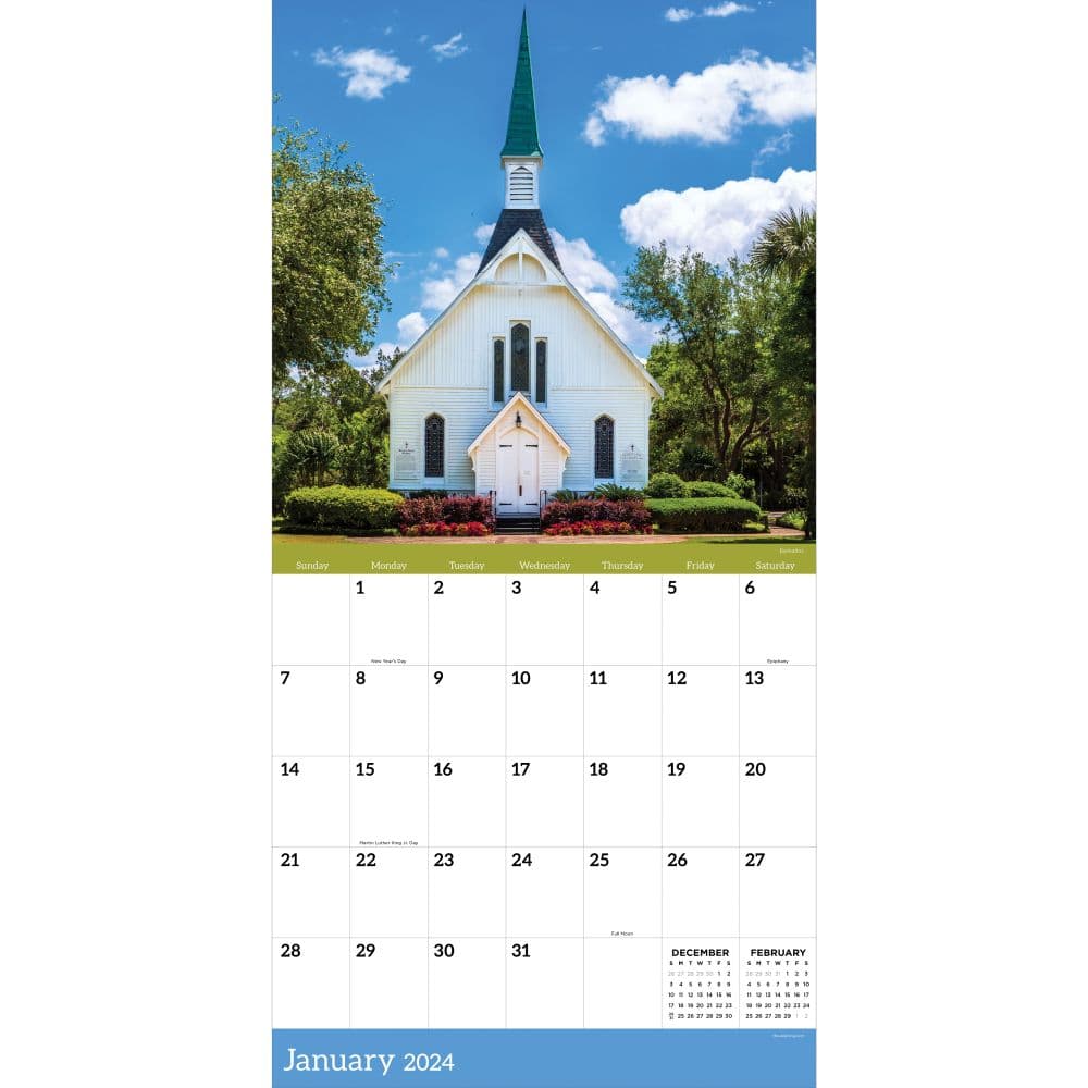 Churches 2024 Wall Calendar Second Alternate Image width=&quot;1000&quot; height=&quot;1000&quot;