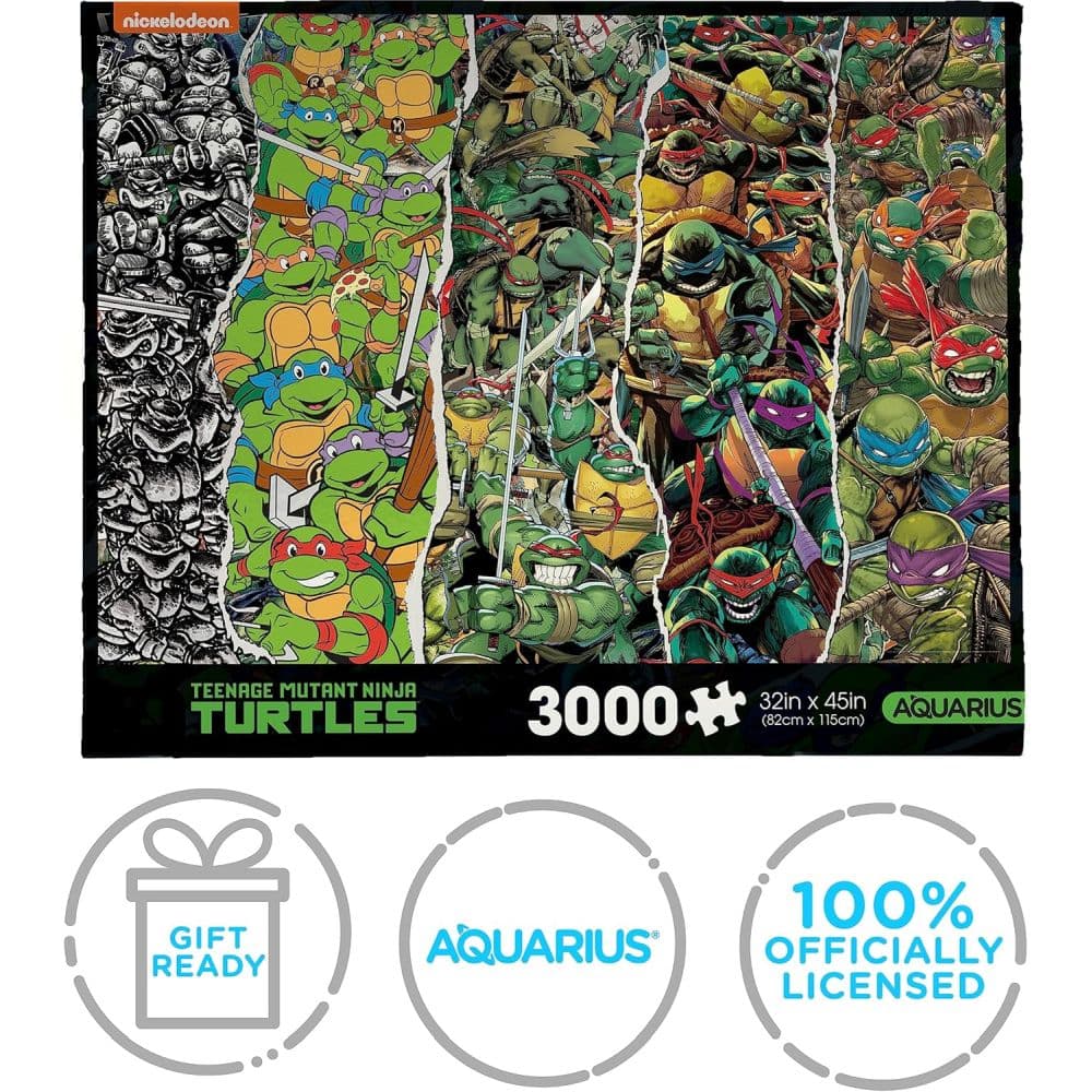 TMNT Thru the Years 3000 Piece Puzzle Third Alternate Image