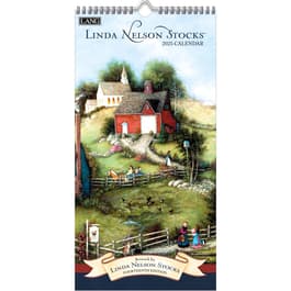 Linda Nelson Stocks 2025 Vertical Wall Calendar