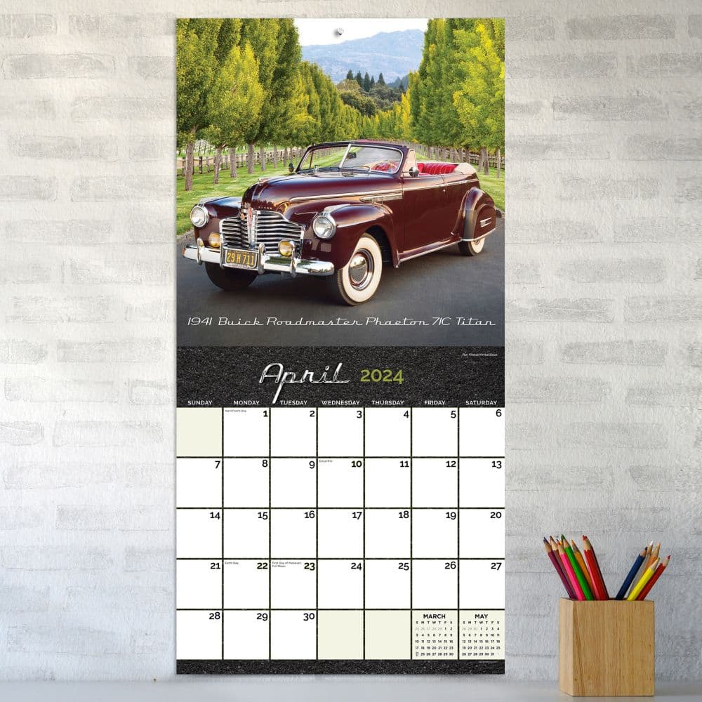 Classic Cars 2024 Wall Calendar Third Alternate Image width=&quot;1000&quot; height=&quot;1000&quot;