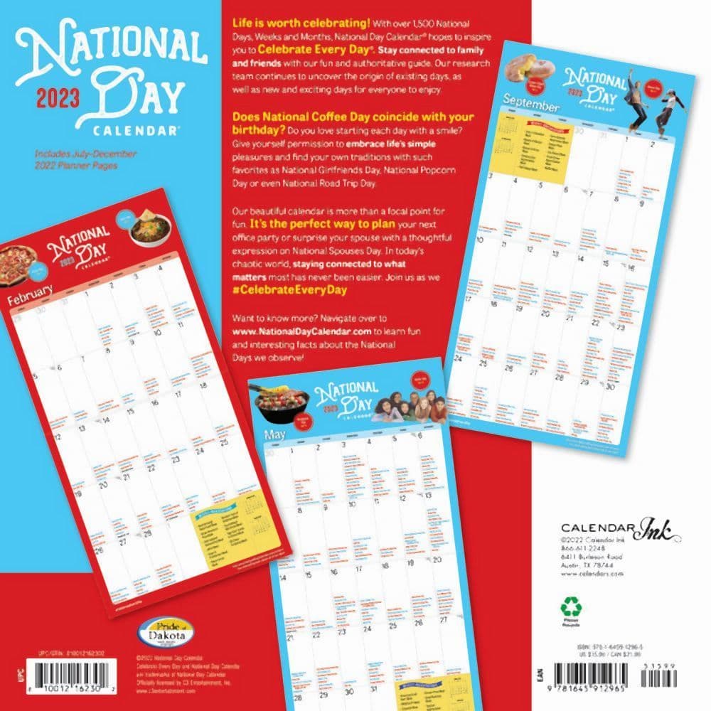 National-Day-2023-Wall-Calendar - Calendars.com