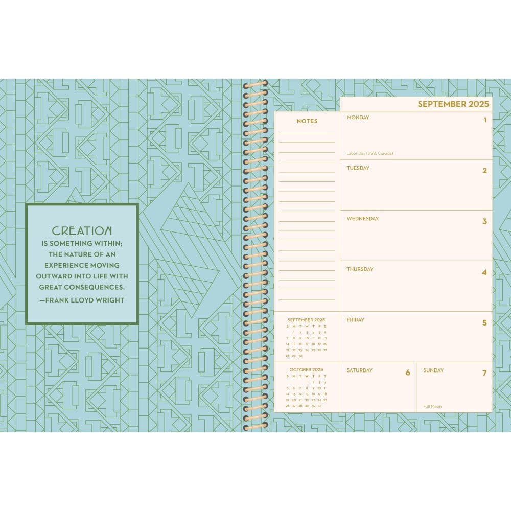 Frank Lloyd Wright 2025 Planner