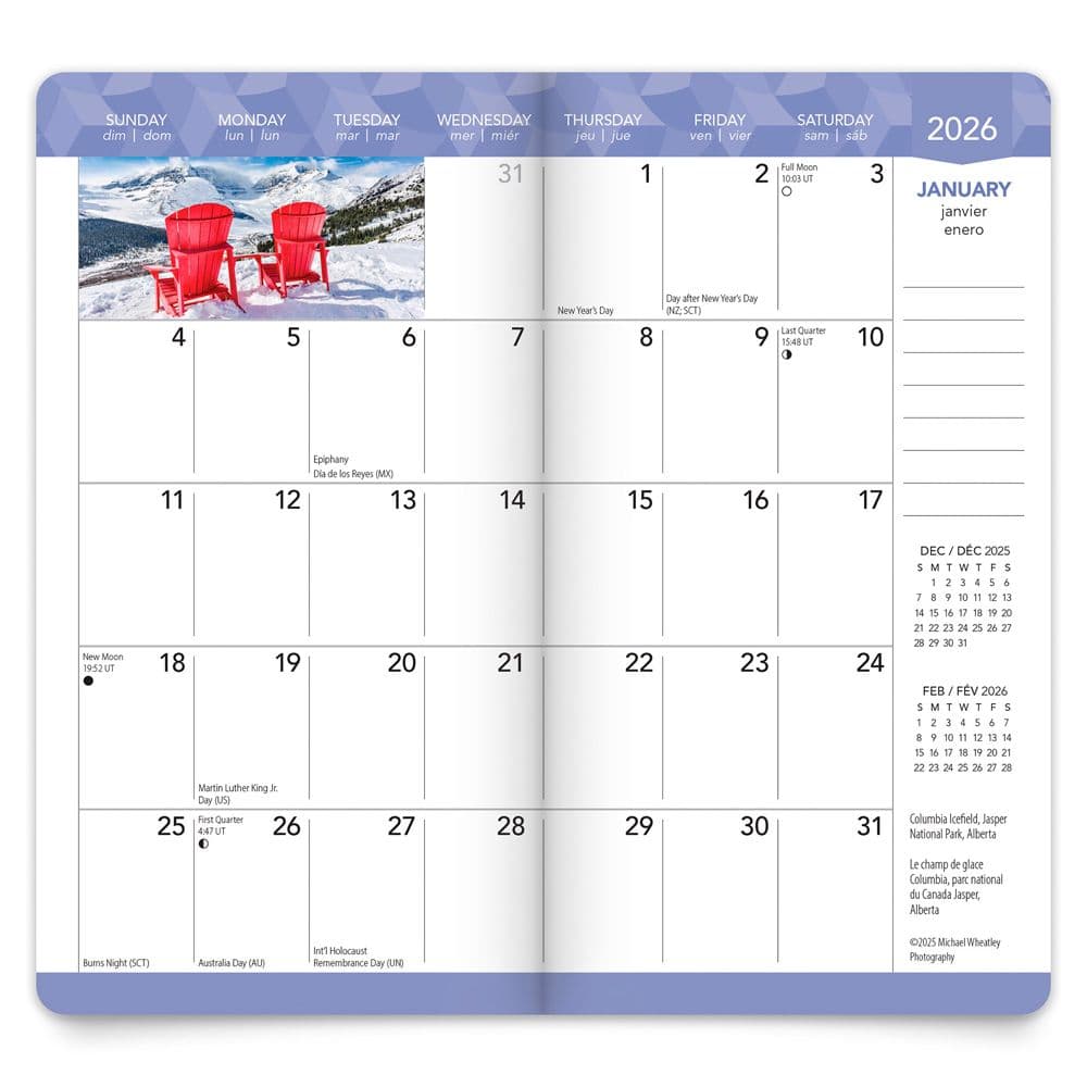 Canada 2026 Pocket Planner Second Alternate Image