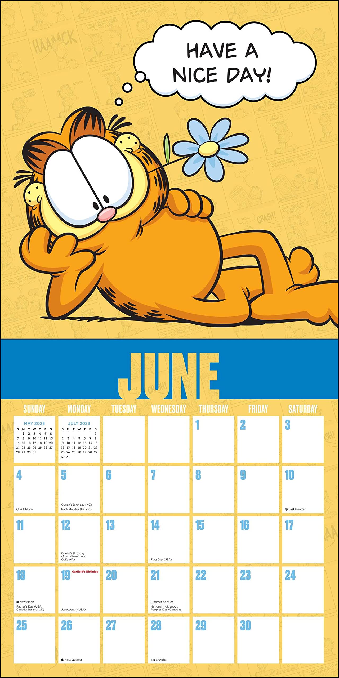 Garfield 2023 Wall Calendar - Calendars.com