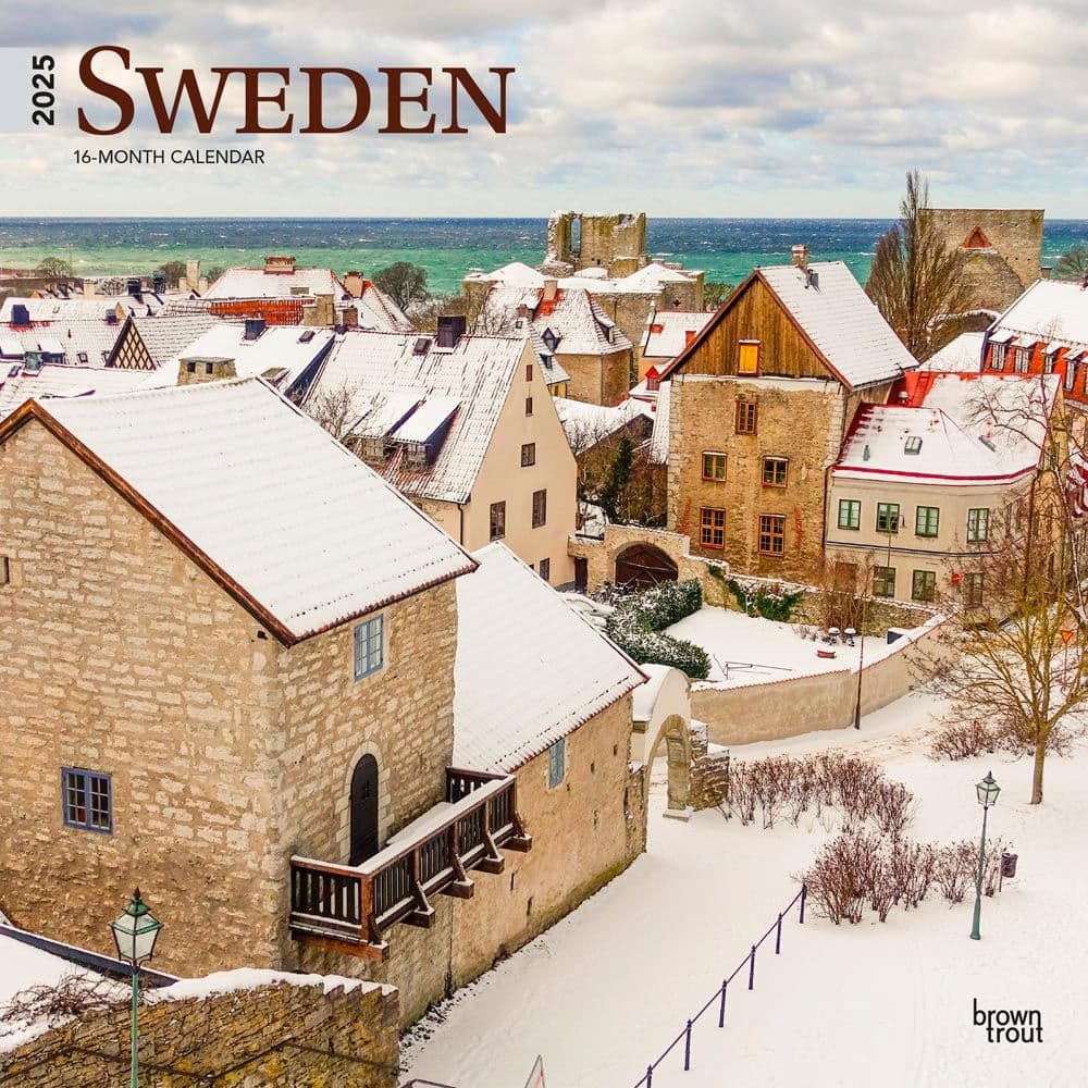 Sweden 2025 Wall Calendar