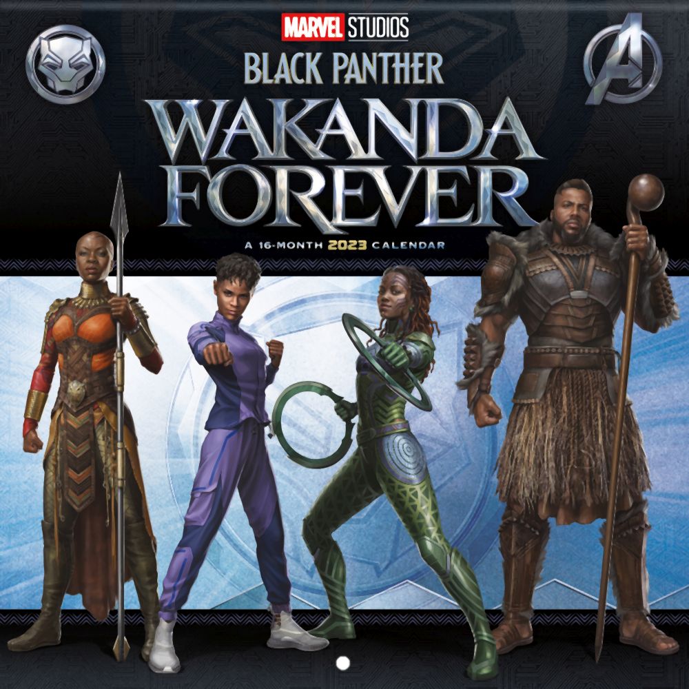 Trends International Black Panther 2 Wakanda 2023 Wall Calendar