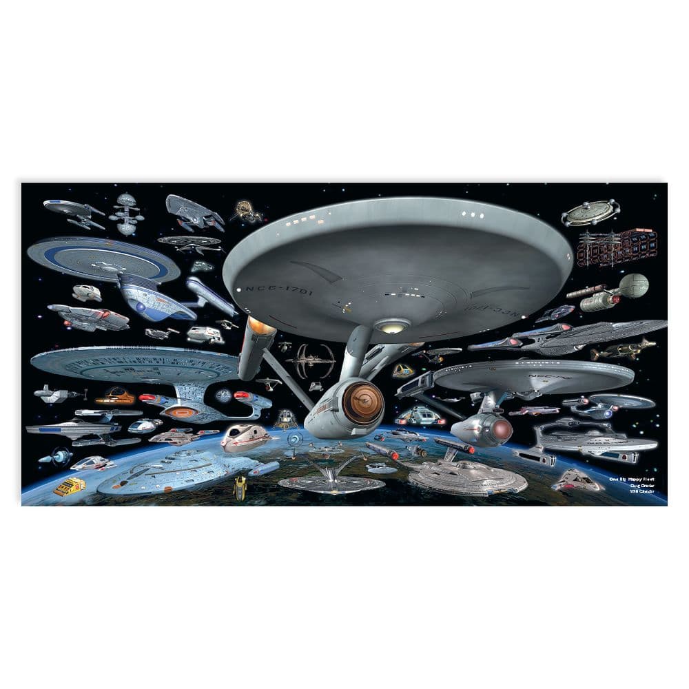 Star Trek Ships 2025 Wall Calendar Eighth Alternate Image width=&quot;1000&quot; height=&quot;1000&quot;