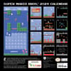 image Super Mario Bros. 8-Bit Retro 2024 Wall Calendar back
