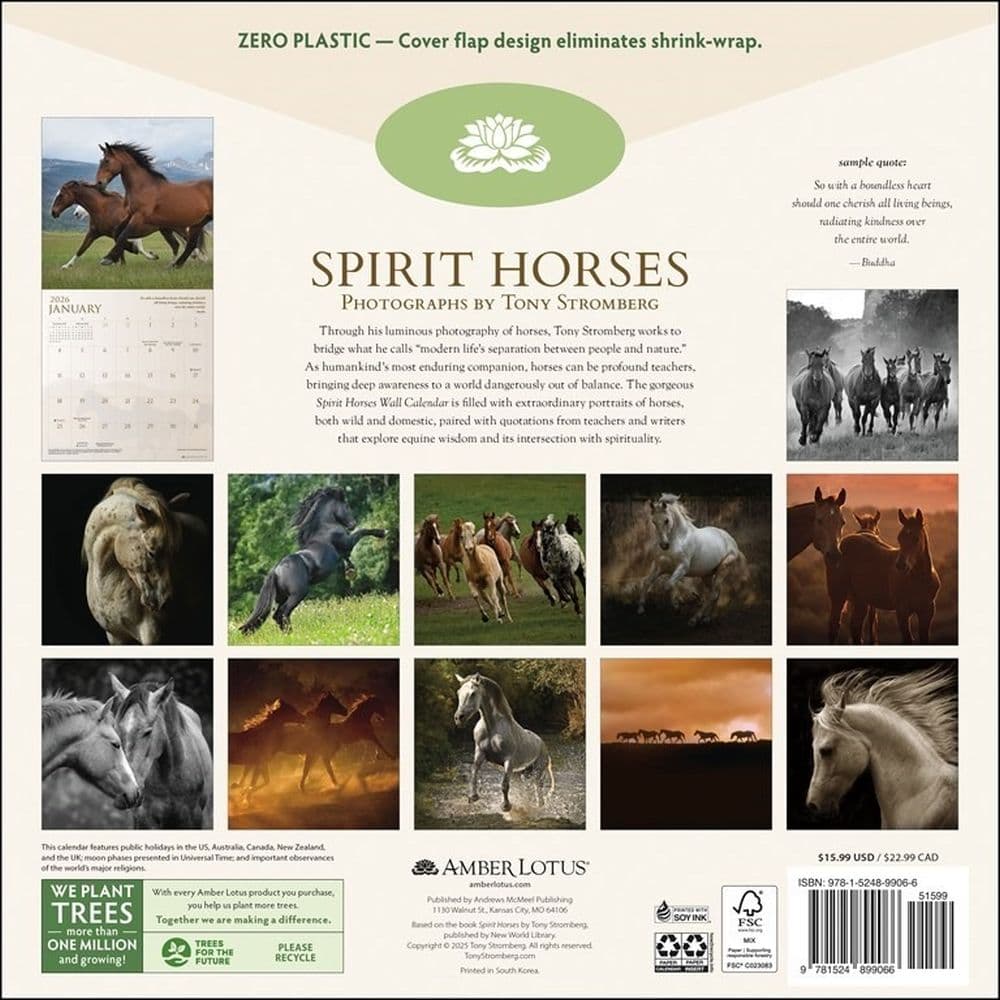 Spirit Horses 2026 Wall Calendar First Alternate Image