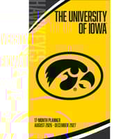 image Iowa Hawkeyes 2027 17 Month Pocket Planner Main Product Image