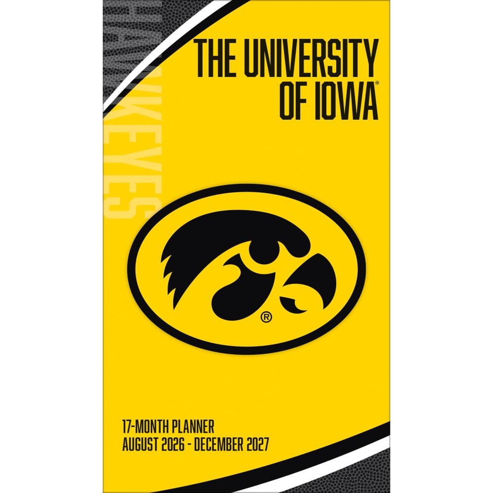 image Iowa Hawkeyes 2027 17 Month Pocket Planner Main Product Image